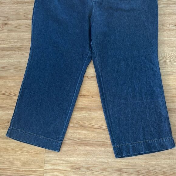 Lane Bryant Women's Dressy Trouser Jeans Sz 26 Mid Rise Classic Plus Blue New - Picture 5 of 11